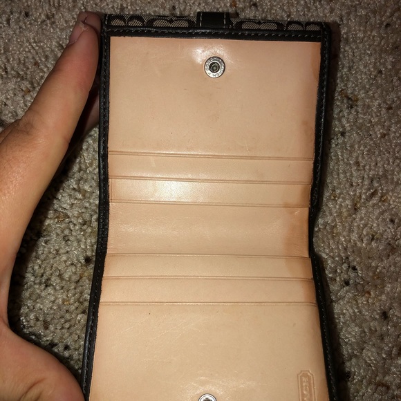 COACH⚡️ CANVAS MEDIUM BUTTON WALLET - Picture 4 of 6